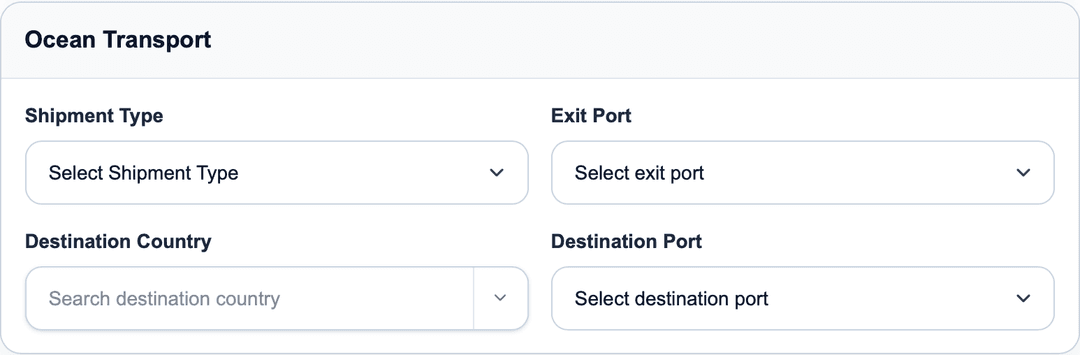 Fleet X Manage shipment operations workspace