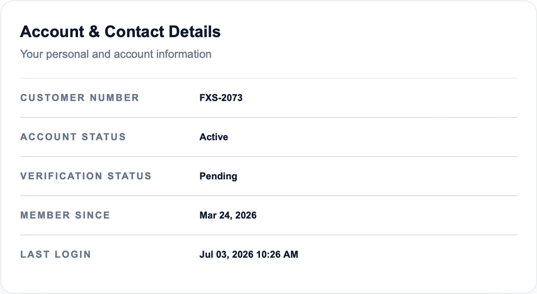 Fleet X Manage account and shipment workspace